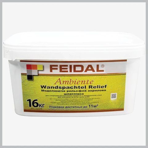 Декоративная штукатурка Feidal Wandspachtel Relief 16кг 1886454890 фото