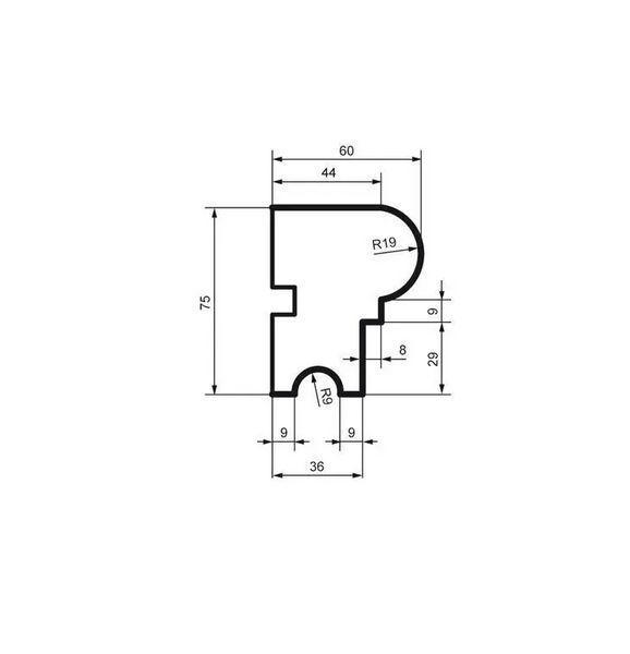 Молдинг фасадний Prestige Decor MC 102 2000 мм 2329636908 фото