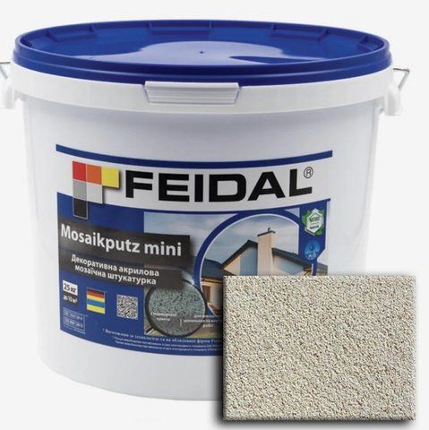 Декоративная акриловая мозаичная штукатурка Feidal Mosaikputz mini А11 15кг 1886455511 фото