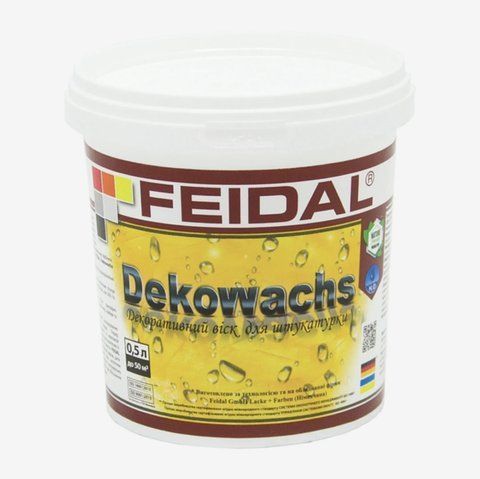 Віск для декоративних штукатурок Feidal Dekowachs 0.5л 2034870133 фото