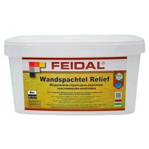 Декоративная штукатурка Feidal Wandspachtel Relief 8кг 1886454891 фото