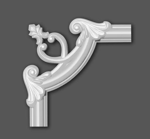 Угловой полиуретановый элемент Elite Decor HCR 501-2 2272478021 фото