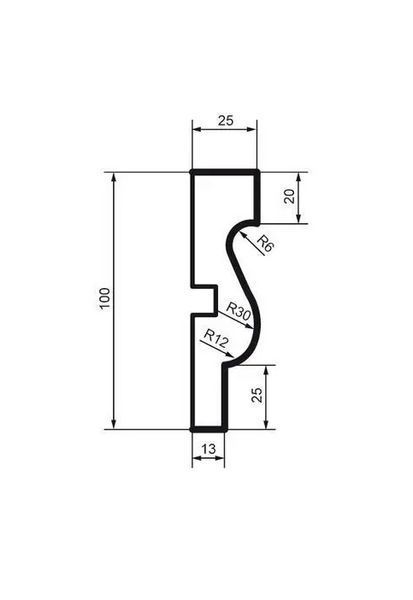 Молдинг фасадний Prestige Decor MC 107 2000 мм 2329661942 фото