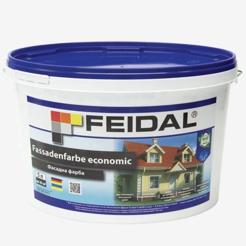Фарба фасадна Feidal Fassadenfarbe economic 5л 1886454940 фото