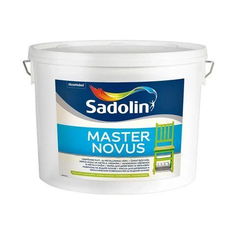 Фарба алкідно-емульсійна напівматова Sadolin Master Novus Білий BW 2.5л 2892450320 фото