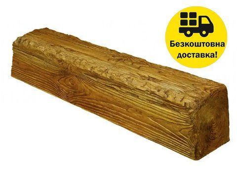 Балка полиуретановая DECOWOOD Рустик EQ 007 (4 м) classic 6х9 Светлый 2355840769 фото