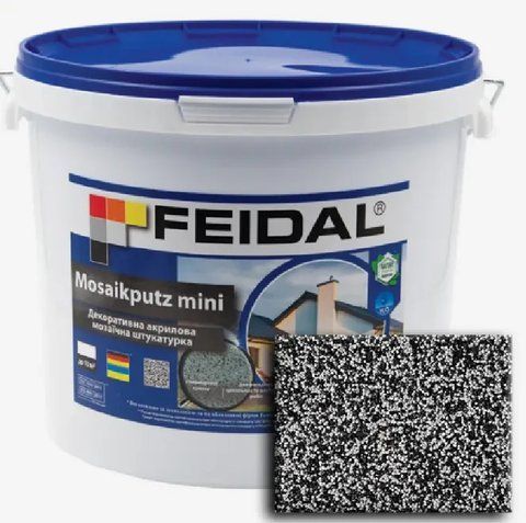 Декоративная акриловая мозаичная штукатурка Feidal Mosaikputz mini А32 15кг 1886455803 фото
