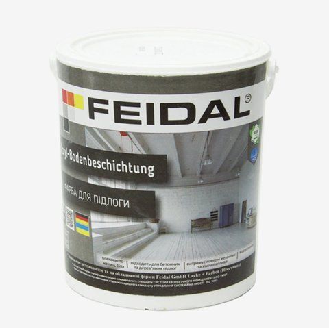 Фарба для підлоги Feidal Acryl-Bodenbeschichtung Біла 0.75л 1886454987 фото