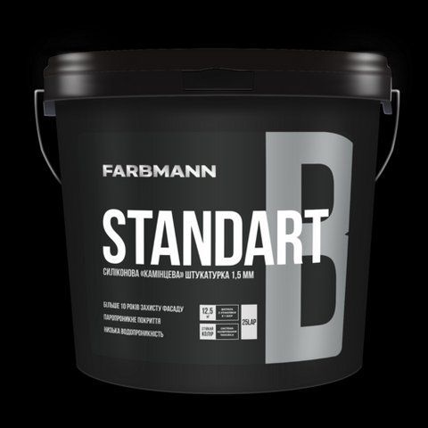 Декоративная фактурная штукатурка Farbmann Standart B "барашек" База LAP 25кг 1788030790 фото