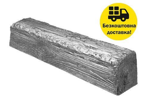 Балка поліуретанова DECOWOOD Рустик EQ 004 (2 м) classic 19х17 Сірий 2348815429 фото
