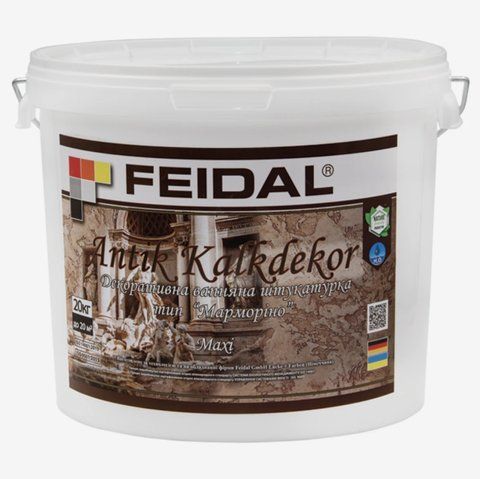 Декоративная штукатурка известковая Feidal Antik Kalkdekor Maxi 20кг 1886454896 фото