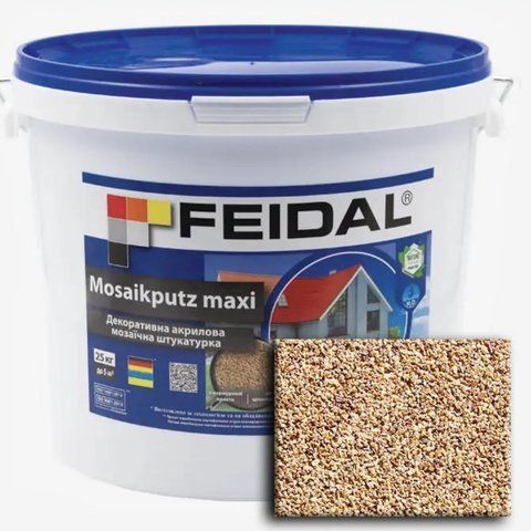 Декоративная акриловая мозаичная штукатурка Feidal Mosaikputz maxi C31 25кг 1886455805 фото