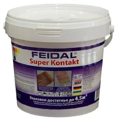 Грунт специальный адгезионный Feidal Super Kontakt 1.4кг 2028273667 фото