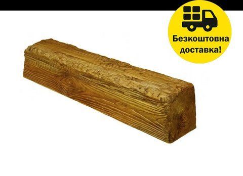 Балка поліуретанова DECOWOOD Рустик EQ 004 (3 м) classic 19х17 Світлий 2348818133 фото