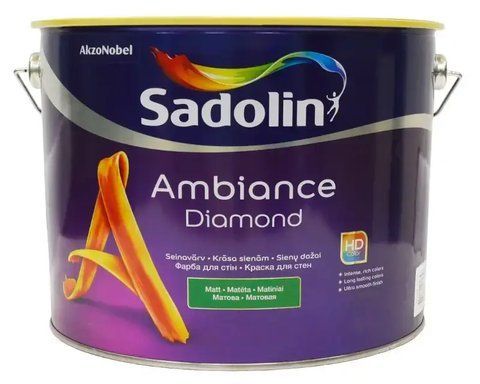 Фарба для стін матова Sadolin Ambiance Diamond Безбарвний BC 0.465л 2889759184 фото