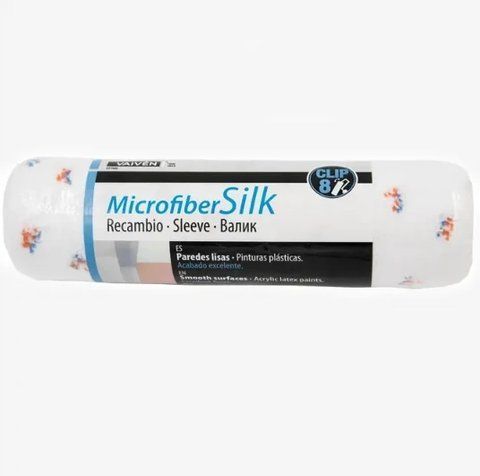 Валик малярний "Мікрофібра" Microfiber Silk Vaiven SPAIN 22см бюгельна система 1886454789 фото