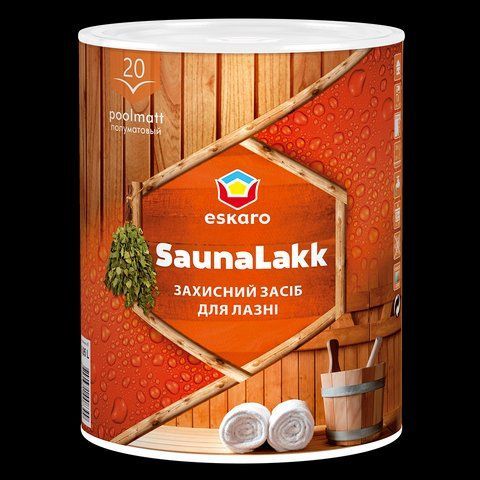 Лак влагозащитный для саун ESKARO SAUNA LAKK 2.4л 1702149287 фото