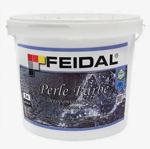 ФарБа декоративна Feidal Perle Farbe Безбарвна 5кг 1886455870 фото
