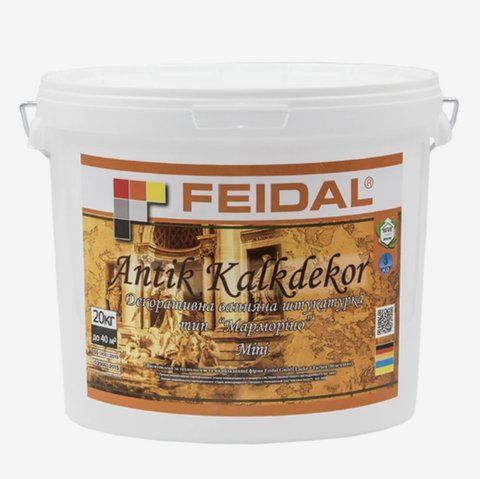 Декоративная штукатурка известковая Feidal Antik Kalkdekor Mini 20кг 1886454898 фото