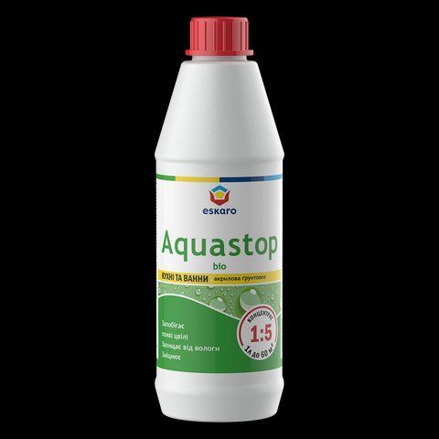 Ґрунтовка вологоізоляційна для внутрішніх робіт ESKARO AQUASTOP BIO 1л 2028273668 фото