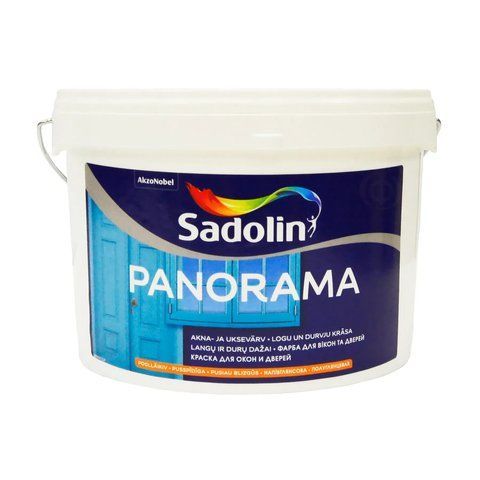 Фарба для вікон та дверей на водній основі Sadolin Panorama Білий BW 2.5л 2893901948 фото