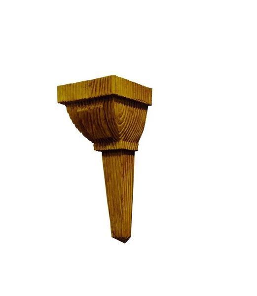 Консоль балки полиуретановая DECOWOOD E 046 classic 14х13 Светлый 2355849622 фото