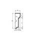 Молдинг фасадный Prestige Decor MC 155 2000 мм 2330158998 фото 3