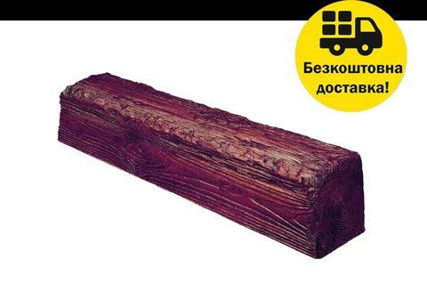 Балка поліуретанова DECOWOOD Рустик EQ 004 (3 м) classic 19х17 Червоний 2348818135 фото