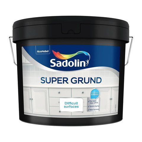 Фарба ґрунтувальна водорозчинна латексна Sadolin Super Grund Білий BW 9л 2889932031 фото