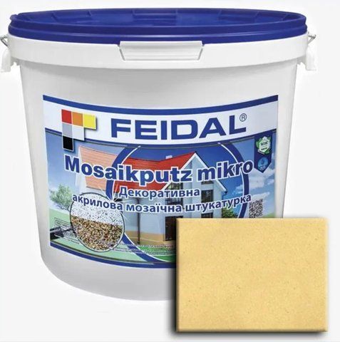 Декоративная акриловая мозаичная штукатурка Feidal Mosaikputz mikro M16 25кг 1886455859 фото