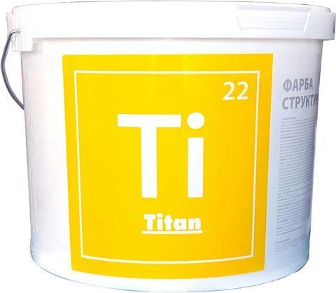 Фарба структурна Titan 14.8кг біла 2571812387 фото