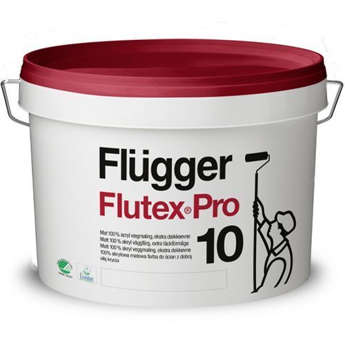 Краска акриловая Flugger Flutex Pro 10 (Base 3 - прозрачная, под тонировку) 9.1л 2446898027 фото