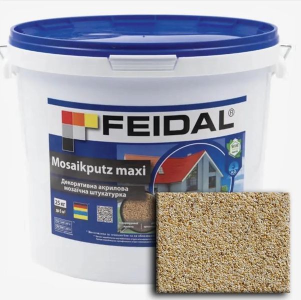Декоративная акриловая мозаичная штукатурка Feidal Mosaikputz maxi C33 25кг 1886455809 фото