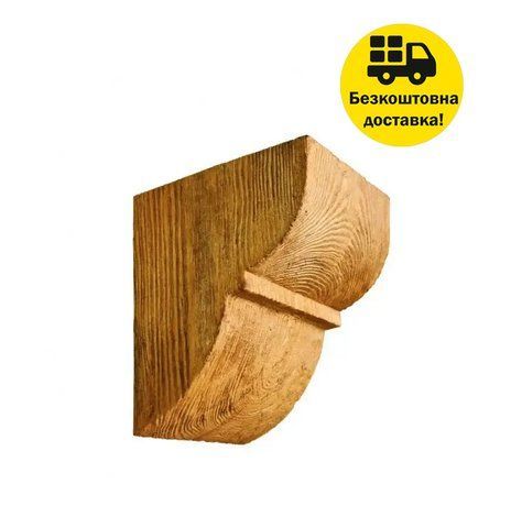 Консоль балки полиуретановая DECOWOOD Модерн ED 015 classic 19х17 Светлый 2355851671 фото