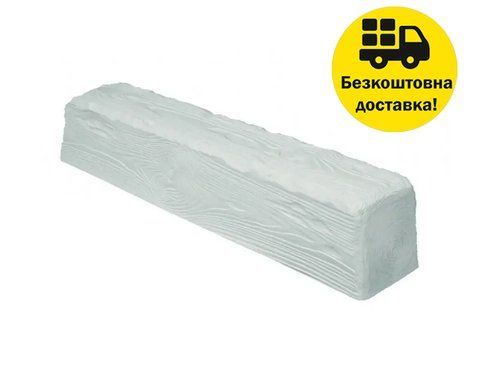 Балка поліуретанова DECOWOOD Рустик EQ 004 (4 м) classic 19х17 Білий 2348820638 фото
