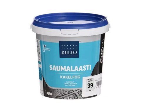 Смесь затирочная цементная KIILTO для швов плитки №39 Светлый-мармур 1кг 2602519224 фото