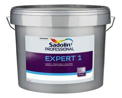 Фарба для стелі глибокоматова Sadolin Expert 1 Білий BW 10л 2889938481 фото