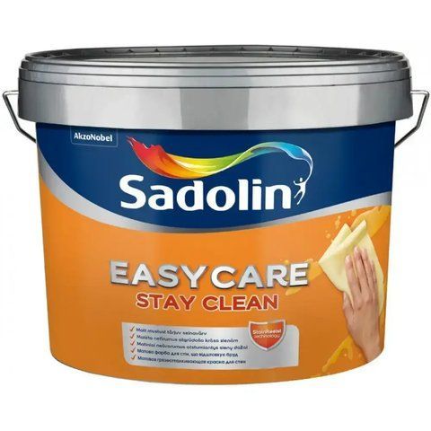 Фарба для стін брудовідштовхувальна матова Sadolin EasyCare Білий BW 2.5л 2889763040 фото