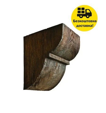 Консоль балки полиуретановая DECOWOOD Модерн ED 015 classic 19х17 Темный 2355851672 фото