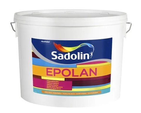 Фарба для підлоги акрилова напівглянсова Sadolin Epolan Білий BW 5л 2893903827 фото
