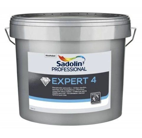 Фарба для стін глибокоматова Sadolin Expert 4 Білий BW 2.5л 2889940614 фото