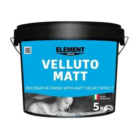 Декоративное покрытие ELEMENT Decor Velluto Matt 5кг 2595111065 фото