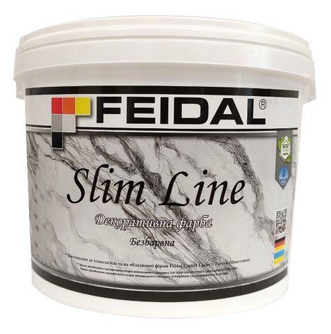 Фарба декоративна для внутрішніх робіт Feidal Slime Line TR Безбарвний 0.5л 2966156886 фото