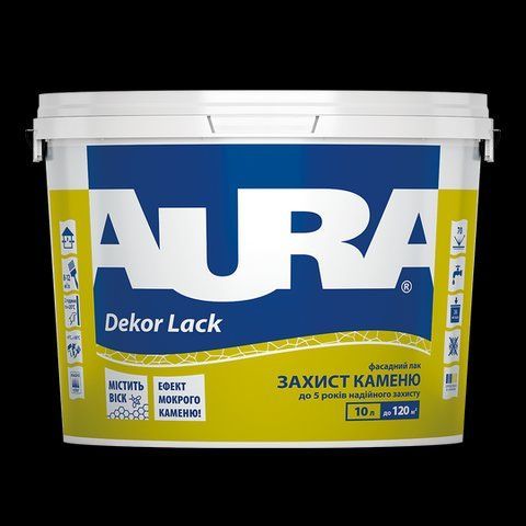 Лак акриловий Aura Decor Lack фасадний 10л 2571492946 фото