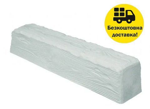 Балка поліуретанова DECOWOOD Рустик EQ 005 (2 м) classic 19х13 Білий 2348832189 фото