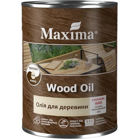 Масло для древесины Maxima графит 0.65 кг 2792905343 фото