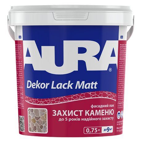 Лак акриловий Aura Decor Lack Matt фасадний 0.75л 2571493753 фото