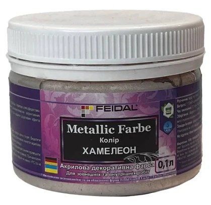 Эмаль с металлическим перламутровым блеском Feidal Metallic Farbe Хамелеон 0.1л 2198667015 фото