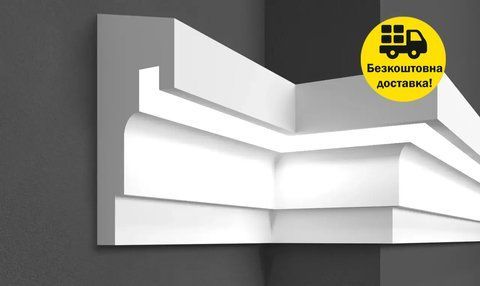 Молдинг фасадный Prestige Decor MC 307 led 2000 мм 2331437110 фото