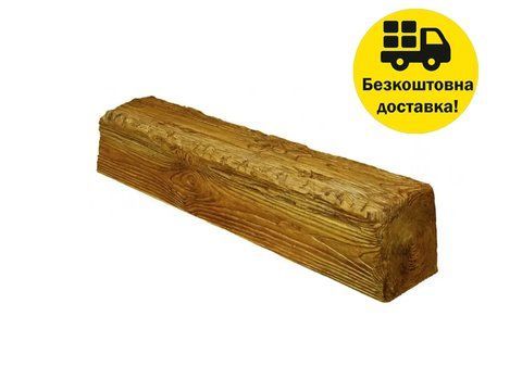 Балка поліуретанова DECOWOOD Рустик EQ 006 (3 м) classic 12х12 Світлий 2348850463 фото